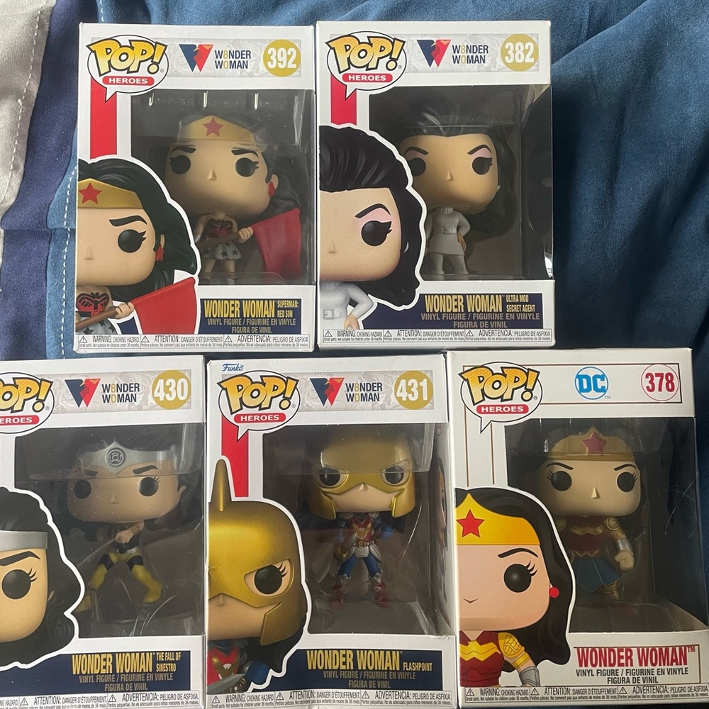 Wonder Woman Funko Pop Collection